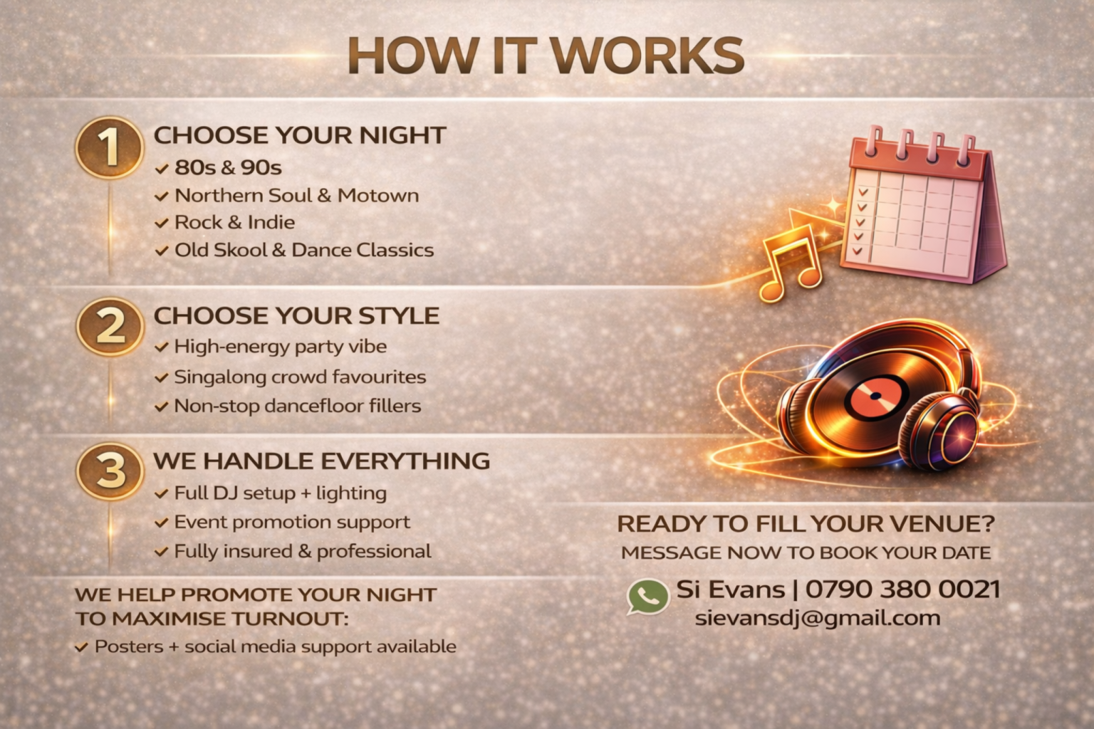 Pack Your Venue — DJ Night Themes